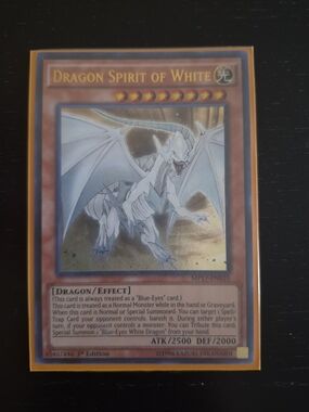 Yu-Gi-Oh! Dragon Spirit of White Trading Card - White